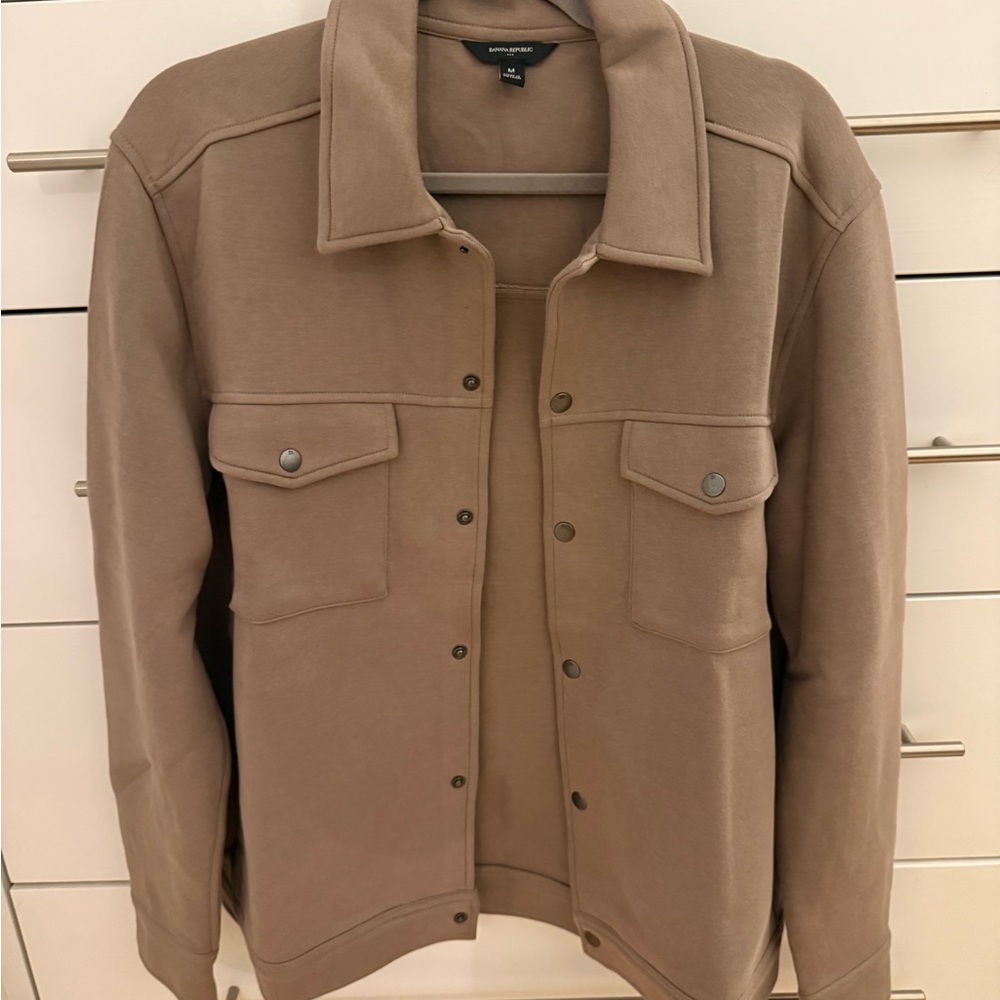 Banana Republic Taupe Men's Shirt Jacket